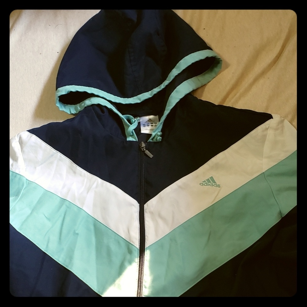 Adidas Windbreaker with Hood